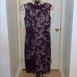 Enfocus Studio Floral Purple Dress